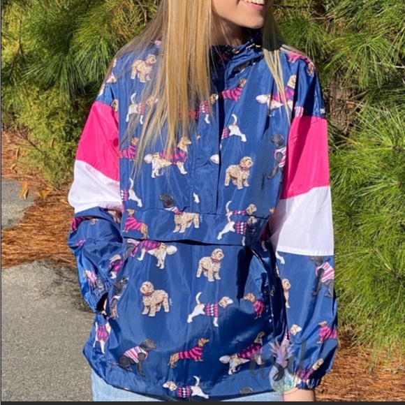 Simply Southern Half Zip Rain Jacket - Picture 3 of 7